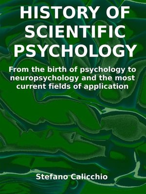 cover image of History of scientific psychology